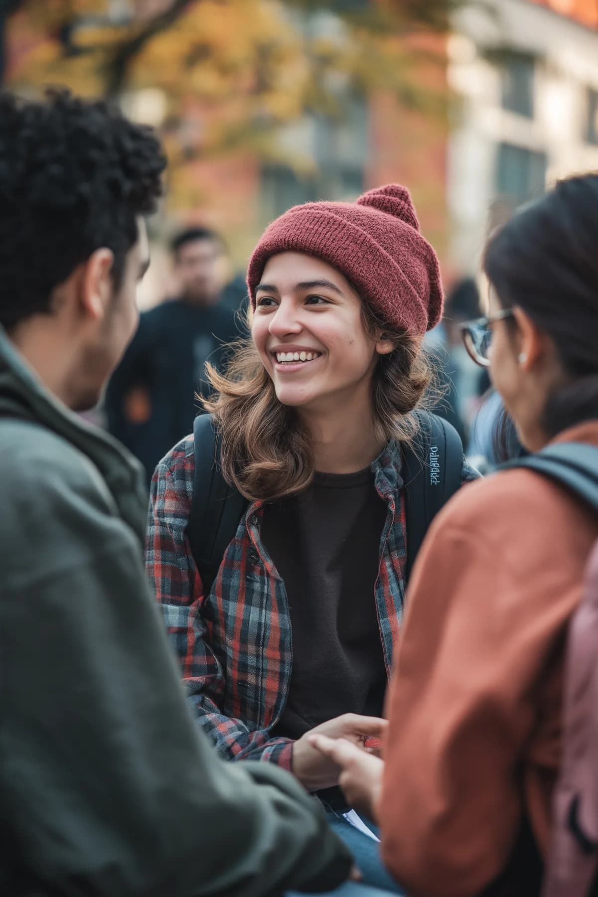 Étudiants du Business and Technology Institute sur le campus
